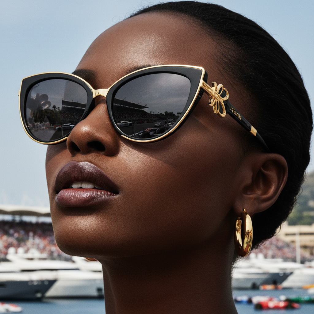 Cat-Eye Acetate Frame in Azure