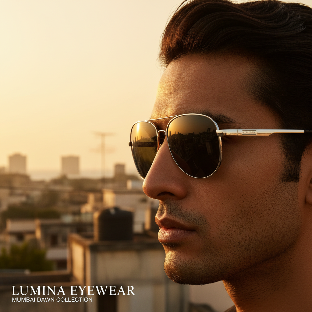 Luxury Metal Frame Sunglasses in Multi